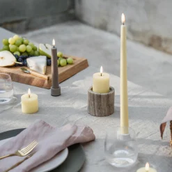 Outlet Uyuni Lighting LED Classic Taper Candle 15 cm 2 pcs, sandstone