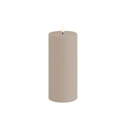 Online Uyuni Lighting LED Outdoor Pillar Candle 13 cm, sandstone