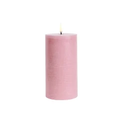 Uyuni Lighting Lys & Duftlys<LED Pillar Candle 15 cm, dusty rose