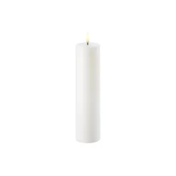 Uyuni Lighting Lys & Duftlys<LED Pillar Candle 22 cm, nordic white