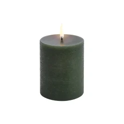 Best Uyuni Lighting LED Pillar Candle 10 cm, pine green