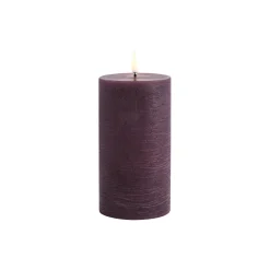Uyuni Lighting Lys & Duftlys<LED Pillar Candle 15 cm, plum