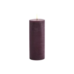 Outlet Uyuni Lighting LED Pillar Candle 20 cm, plum