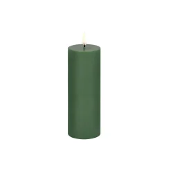 Online Uyuni Lighting LED pillar candle, olive green