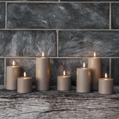 Online Uyuni Lighting LED udendørs bloklys 10 cm, sandstone