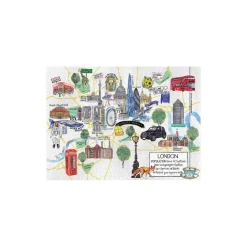 ZikZak Bøger & Puslespil<London Map puslespil