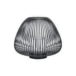 Blomus Lysestager<LYVA Lanterne M, black