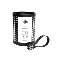 Online Nordan Home Magnetisk håndklædeholder, black