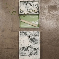 Online Ferm Living Mist Box 15x20, emerald off-white