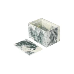 Ferm Living Småopbevaring<Mist Box 10x15, emerald off-white