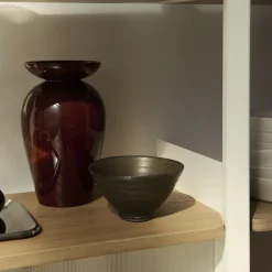 &Tradition Vaser<Momento JH47 Vase, red brown