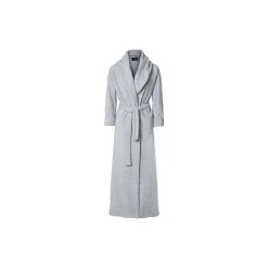 Hot Karmameju MOUNT EVEREST fleece bathrobe, light grey
