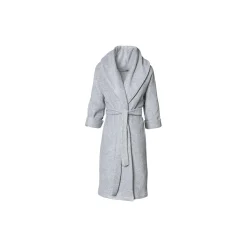Online Karmameju MOUNT FUJI fleece bathrobe, light grey