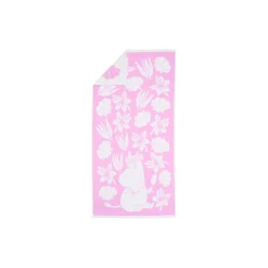 Moomin Arabia Mumi badehåndklæde seashells pink