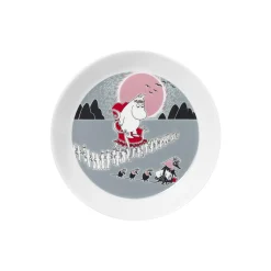 Moomin Arabia Tallerkener<Mumi flytter tallerken Ø 19 cm