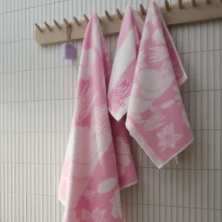 Moomin Arabia Mumi håndklæde seashells pink