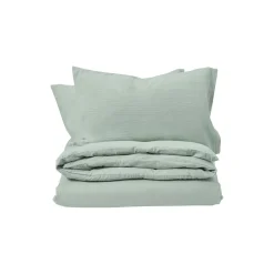 Clearance Sekan Muslin sengesæt, reseda grøn reseda gr&oslash;n