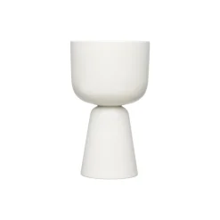 Outlet Iittala Nappula urtepotte small high, hvid white