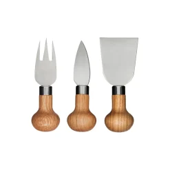 Sagaform Bestik<Nature Cheese Set 3 pcs