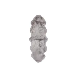 Clearance NATURES Collection Newzealandsk langhåret lammeskind, light grey