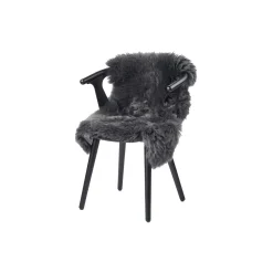 New NATURES Collection Newzealandsk Premium langhåret lammeskind, steel