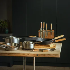 Fiskars Gryder & Pander<Norden Steel stegefad med låg Ø 28 cm