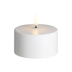 Uyuni Lighting Lys & Duftlys<Outdoor LED Pillar Candle 5 cm, white nordic white