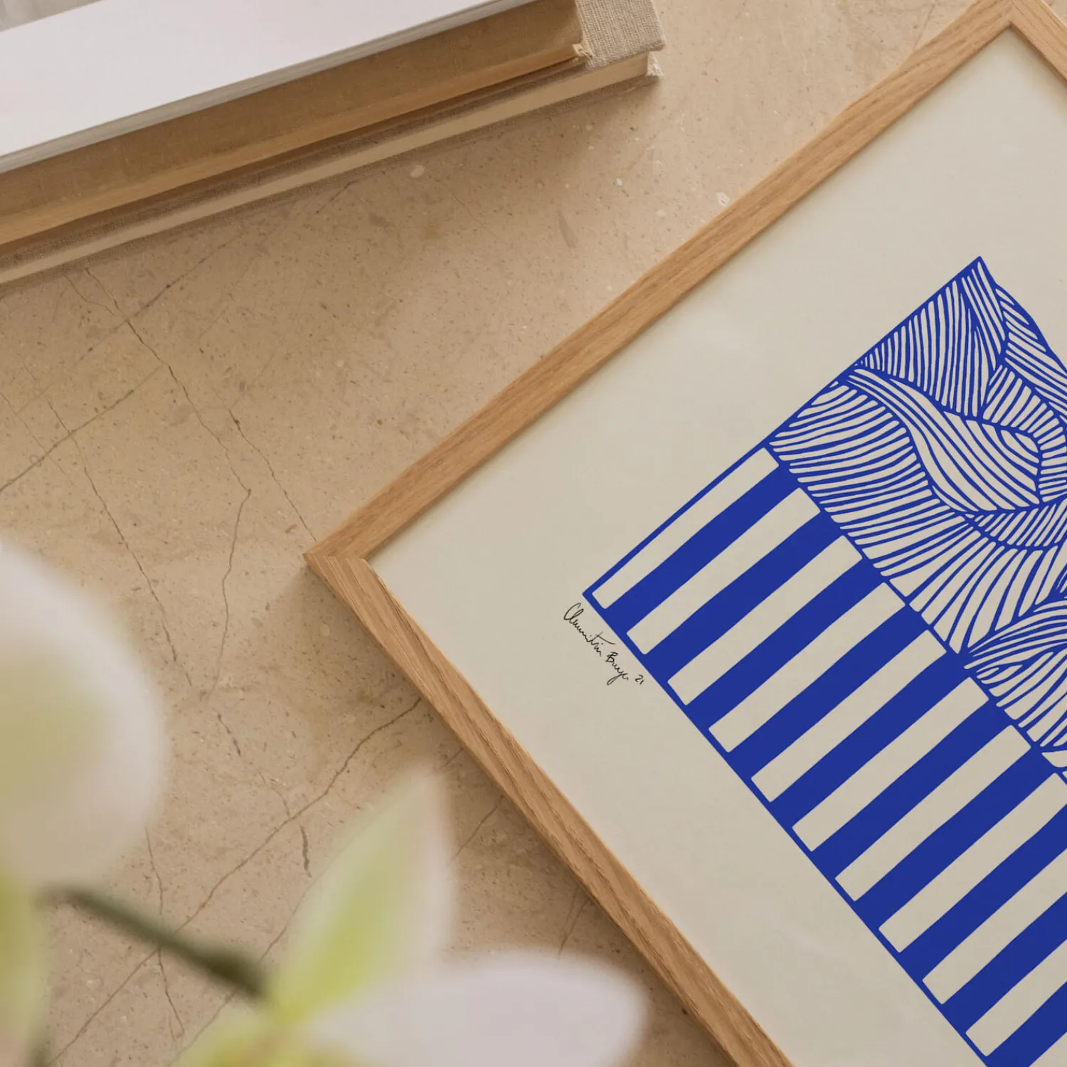 Clearance Peléton Papercut 04, blue