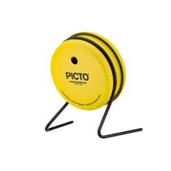 PICTO Ure<Table Clock, sunny yellow