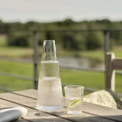 Stelton Kander & Karafler<Pilastro karaffel med glas