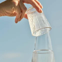 Stelton Kander & Karafler<Pilastro karaffel med glas