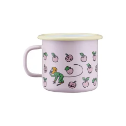 Muurla Pippi emaljekrus frugter, rosa pink