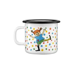 Muurla Kopper & Krus<Pippi emaljekrus, multicolour