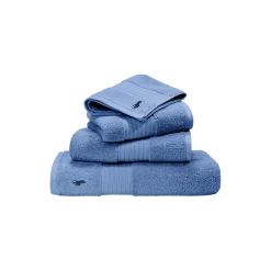 Hot Ralph Lauren Home Player håndklæde, river blue