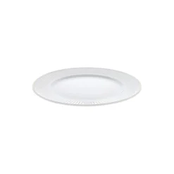 Pillivuyt Tallerkener<Plissé tallerken Ø 22 cm, hvid/guld