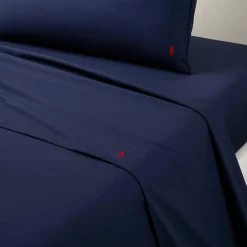 Outlet Ralph Lauren Home Polo Player fladt lagen, newport navy