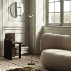 Ferm Living Vægspejle<Pond Mirror Small, brass