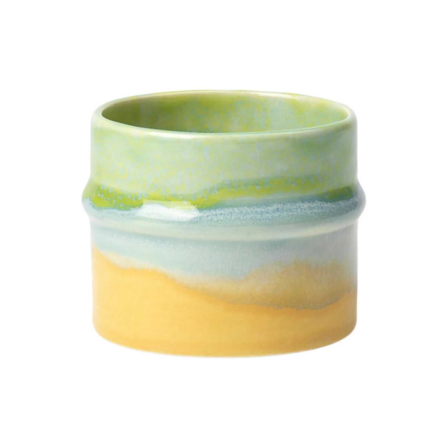 Sale Kähler Poppery krus, apple green/mint/yellow