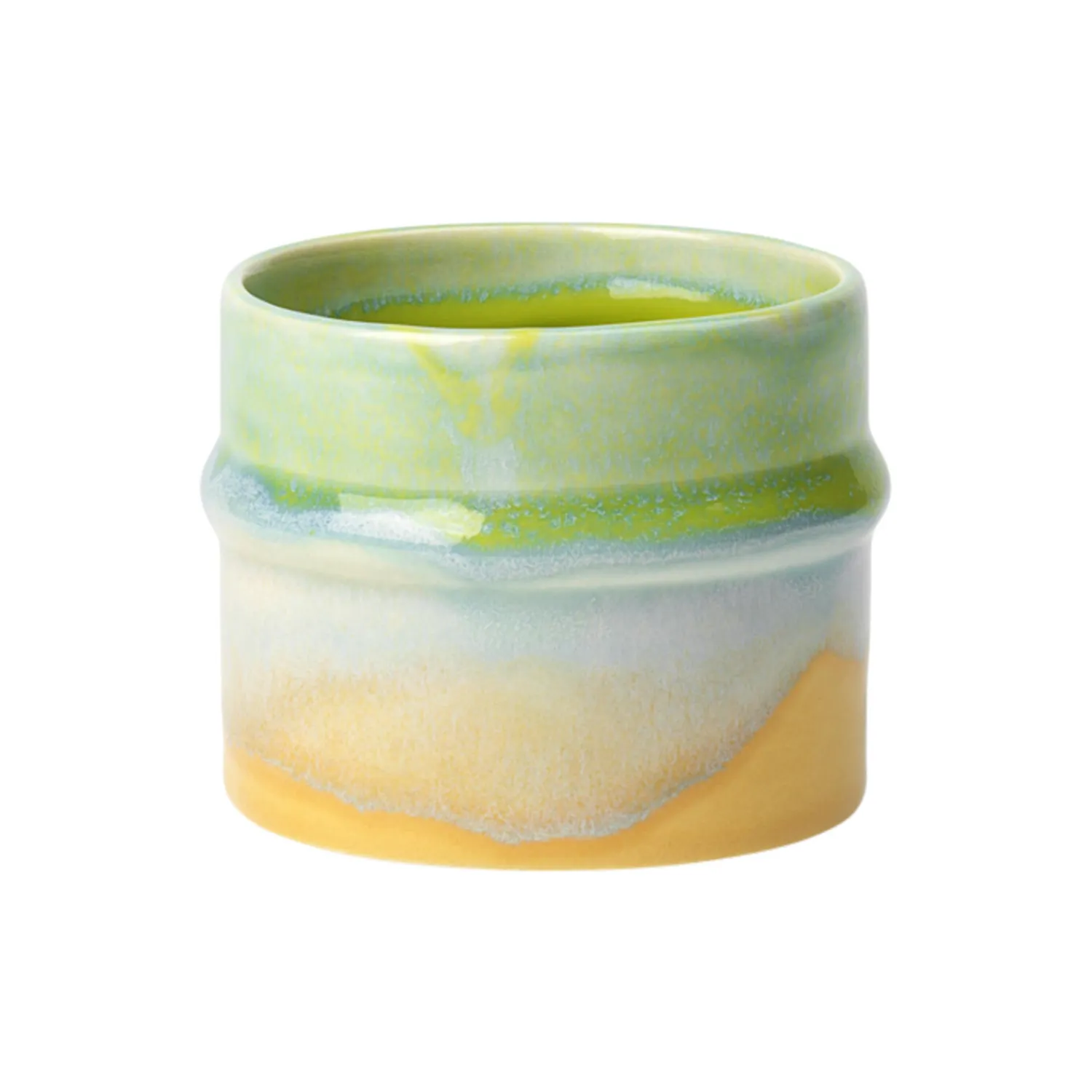 Sale Kähler Poppery krus, apple green/mint/yellow