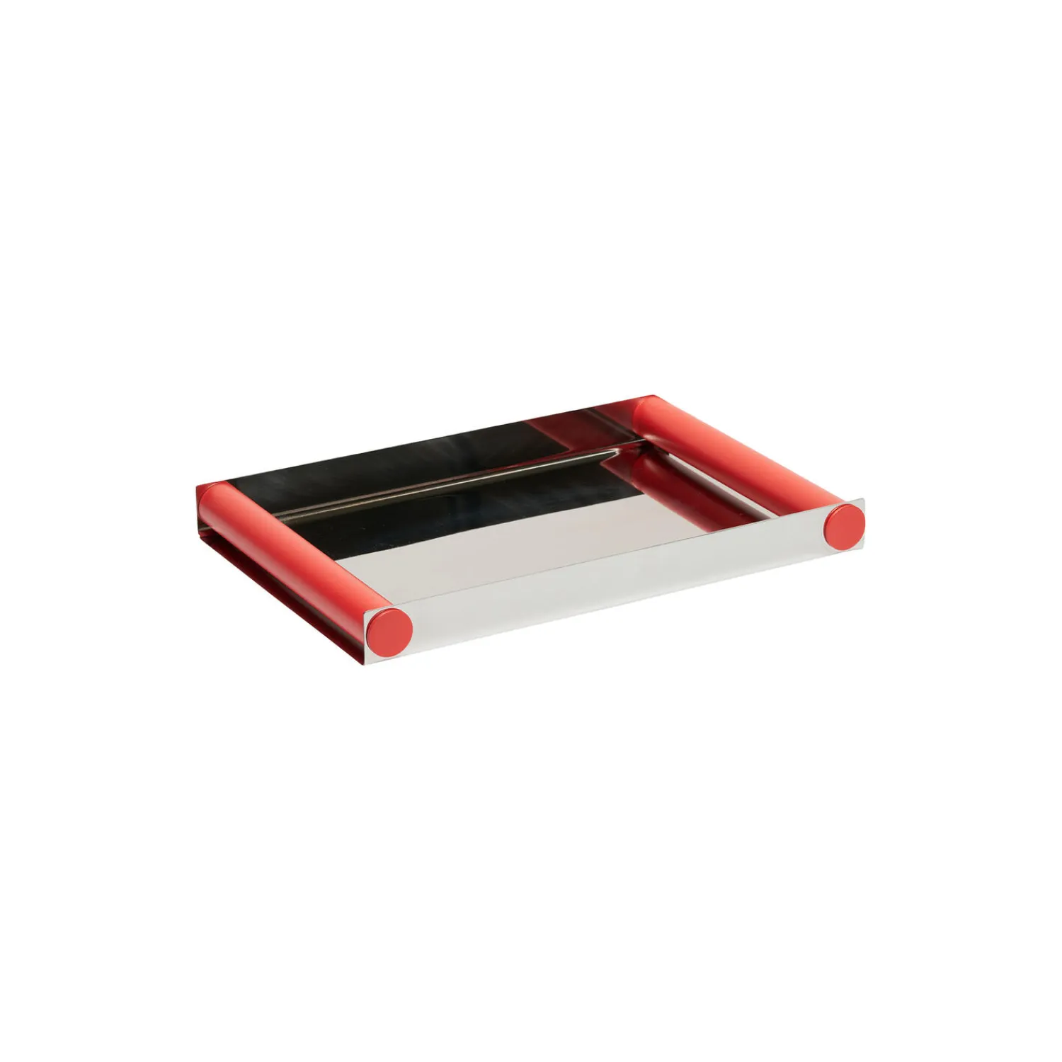 Design Letters Bakker & Kurve<Ray Bakke Disco medium, steel/red coral