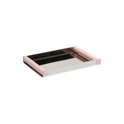 Design Letters Bakker & Kurve<Ray Bakke Disco medium, steel/creole pink