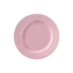 Lyngby Porcelæn Tallerkener<Rhombe Color frokosttallerken Ø 21 cm, rosa