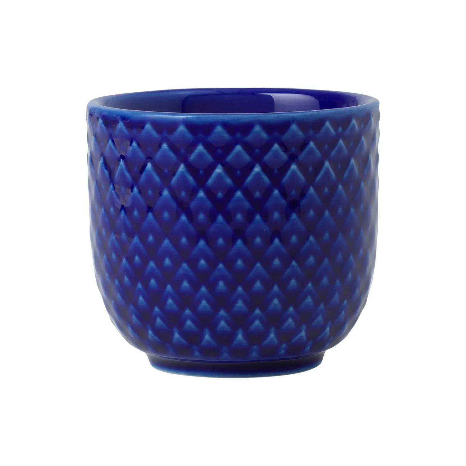 Hot Lyngby Porcelæn Rhombe Color æggebæger, mørk blå mørk blå