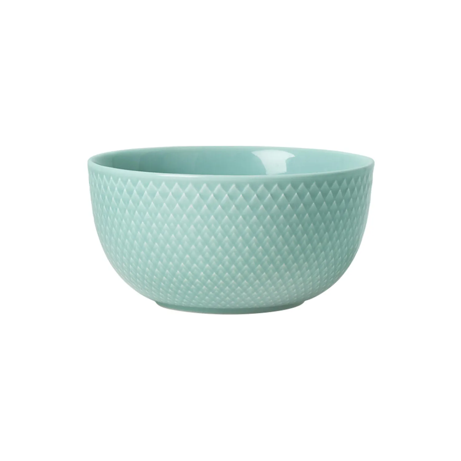 Lyngby Porcelæn Skåle & Fade<Rhombe Color skål, aqua