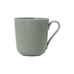 Lyngby Porcelæn Kopper & Krus<Rhombe Earth Krus med hank, moss