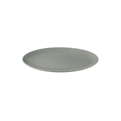 Hot Lyngby Porcelæn Rhombe Earth Ovalt serveringsfad, moss