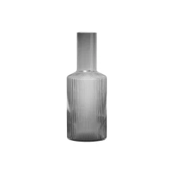 Outlet Ferm Living Ripple Carafe, smoked grey