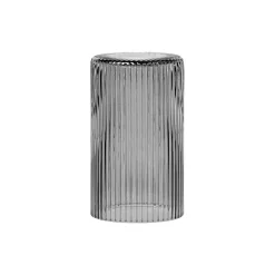 Ferm Living Kander & Karafler<Ripple Lid, smoked grey