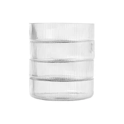 Online Ferm Living Ripple Serving Bowls 4 pcs clear