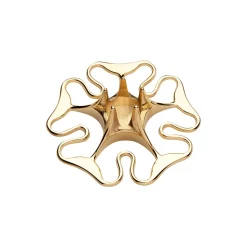 Hot Skultuna Rose Candlestick brass